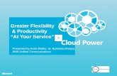 More Flexibility And Productivity With Cloud Services   Attendee Copy