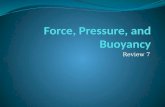 Force, pressure, and buoyancy