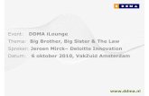 DDMA iLounge Big Brother, Big Sister & The Law - Jeroen Mirck