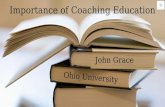 Importance of Coaching Education