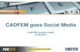 CADFEM Blog, Youtube, SlideShare, Xing & Twitter