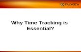 Why Time Tracking is Essential