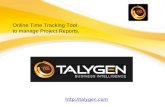 Talygen - online time tracking tool