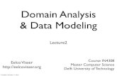 Domain Analysis & Data Modeling