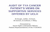 Audit of TYA cancer patient's views on supportive services offered by UCLH