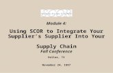 Using SCOR to Integrate Your Supplier's Supplier Into Your