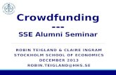 Crowdfunding SSE Alumni Seminar Teigland & ingram