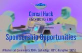 Cereal Hack Hackathon Sponsorship
