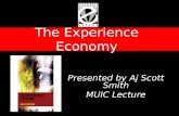 Muic lecture. experience economy with chip conley