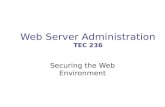 @ Securing the Web Environment