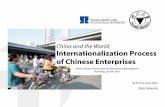 Internationalization Process of Chinese Enterprises (updated Sep 19, 2011)