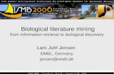 Biological literature mining - from information retrieval to biological discovery