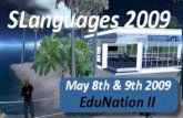 SLanguages 2009 Conference - 8&9 May 2009