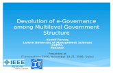 Devolution of e governance among multilevel government structure v3