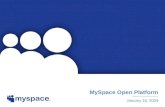 MySpace Open Platform Overview