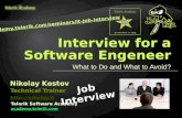 4. Interview for Software Engineers - Starting an IT Job