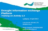 IDMP CEE 2nd workshop: Drought information exchange platform by Luka Honzak and Gregor Gregoric