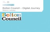 Bolton Council – Digital Journey | Moira Livesey | July 2014