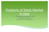 Products of stock market in italy