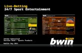 Live sports betting: Stefan Wukovitsch, Section Head of Sports Products, bwin.party Digital Entertainment