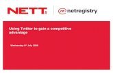 Nett / LunchnLearn webinar "Twitter for Business" Director's Cut
