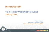 Crowfunding - Principles & Technics