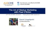 The Art of Startup Marketing. Big Results, Small Budget.