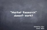 Market research doesn't work?