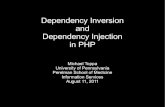 Dependency Inversion and Dependency Injection in PHP