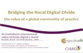 2010-11 CIARD - Bridging Rural Digital Divide (Brasil) - English