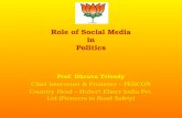 Role of social medi in politics
