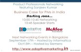 Business case for having Product Managers in India: Hosted by Adaptive Marketing India