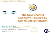 CIC IWOM panel：Fudan professor Zou on The new sharing economy powered by online social network