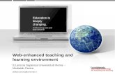 Web-enhanced teaching and learning environment