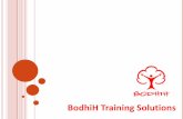 Bodhih Training Solutions 2009