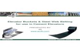 SJ elevator bucket and and steel web belt for cement elevators