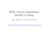 Why every business needs a blog.
