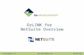 OzLINK for NetSuite Overview