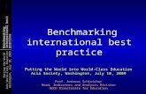 Benchmarking International Best Practice