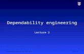 Dependability Engineering 2 (CS 5032 2012)
