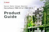 CanoScan FB630U/FB636U Product Guide