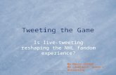 Tweeting the Game: Is live-tweeting reshaping the NHL fandom experience