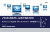 Characteristics of the liquid crystals market (A Deep Dive into Merck's LC & OLED Business)