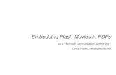 Embedding Flash Movies in PDFs for STC11