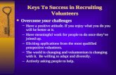 Recruiting Volunteer Leaders