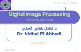 Image Processing - Representing Digital Image