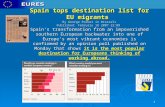 1 Spain tops destination list for EU migrants By George Parker in Brussels Published: February 18 2007 22:09 Spains transformation from an impoverished.