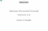 Norman Personal Firewall Version 1.4 User's Guide