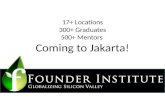 Jakarta Founder Institute - Indonesian Startups, Global Network
