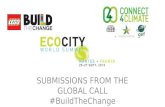 Connect4Climate LEGO Build The Change Ecocity submissions